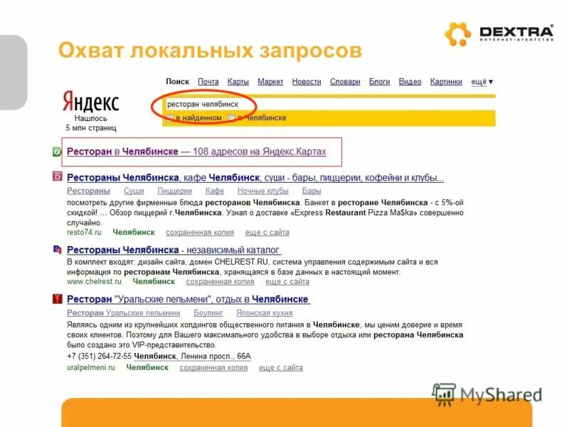 локальные запросы