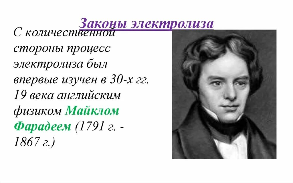 Ученые физики 19 века. Английский физик. Кто открыл электролиз.