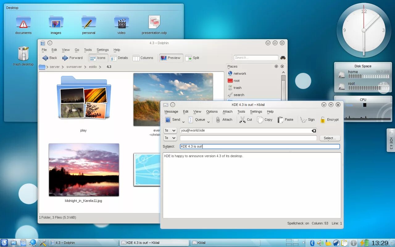 Файл kde. Kde 4. рабочее окружение kde. linux kde desktop. kde3 и kde4.