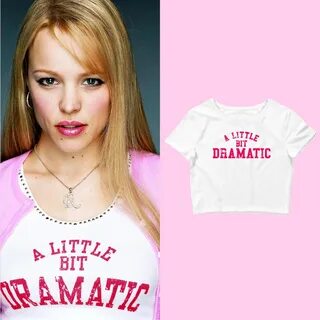 A LITTLE BIT DRAMATIC Regina George Top Mean Girls Crop Top image 0.