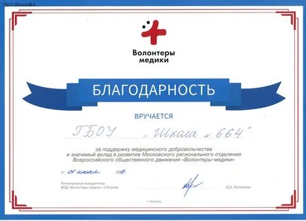 Активное участие в волонтерской деятельности