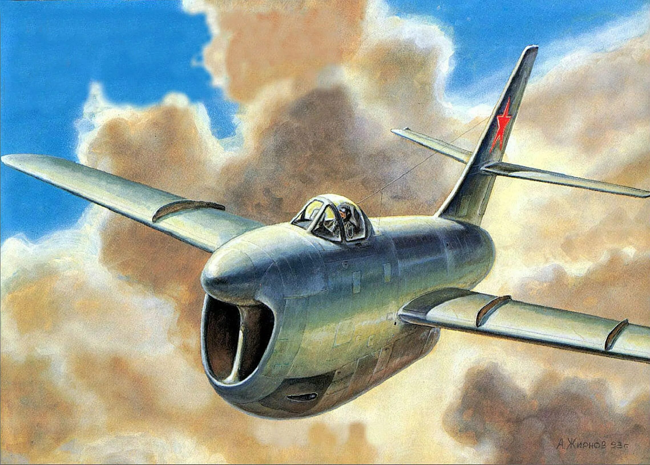 Жирнов март 2024. Су-15 самолет 1949. Су-15 1949 перехватчик. Художник Жирнов Авиация.