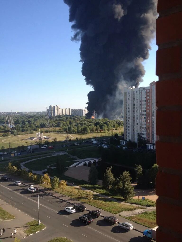 Что горит на востоке москвы сегодня
