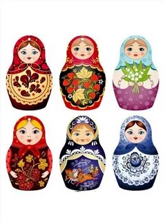Матрешки разных размеров