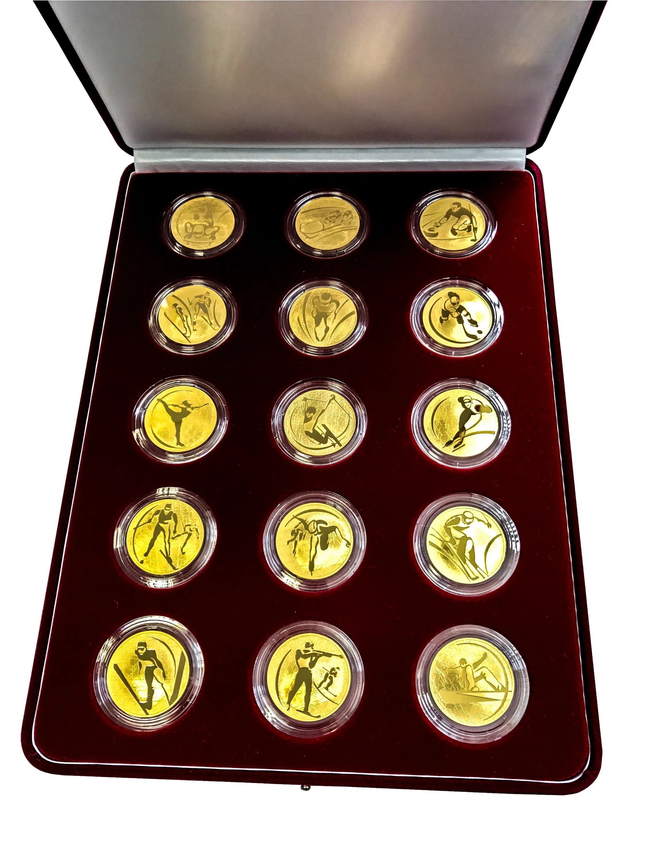 Где купить монеты банка. Золотые инвестиционные монеты Касатонов. Золотая монета 31.1 грамм. Наборы монет. Коллекционные наборы монет.