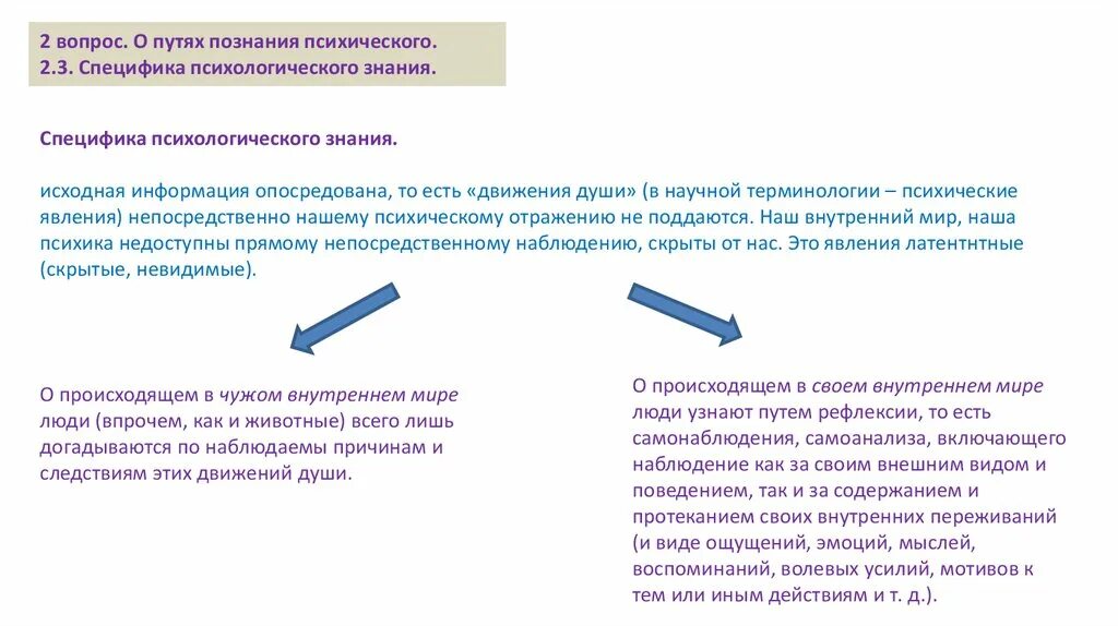 Психическое познание это. Психологическое познание. Проблемы психологии познания. Специфика психологического познания.