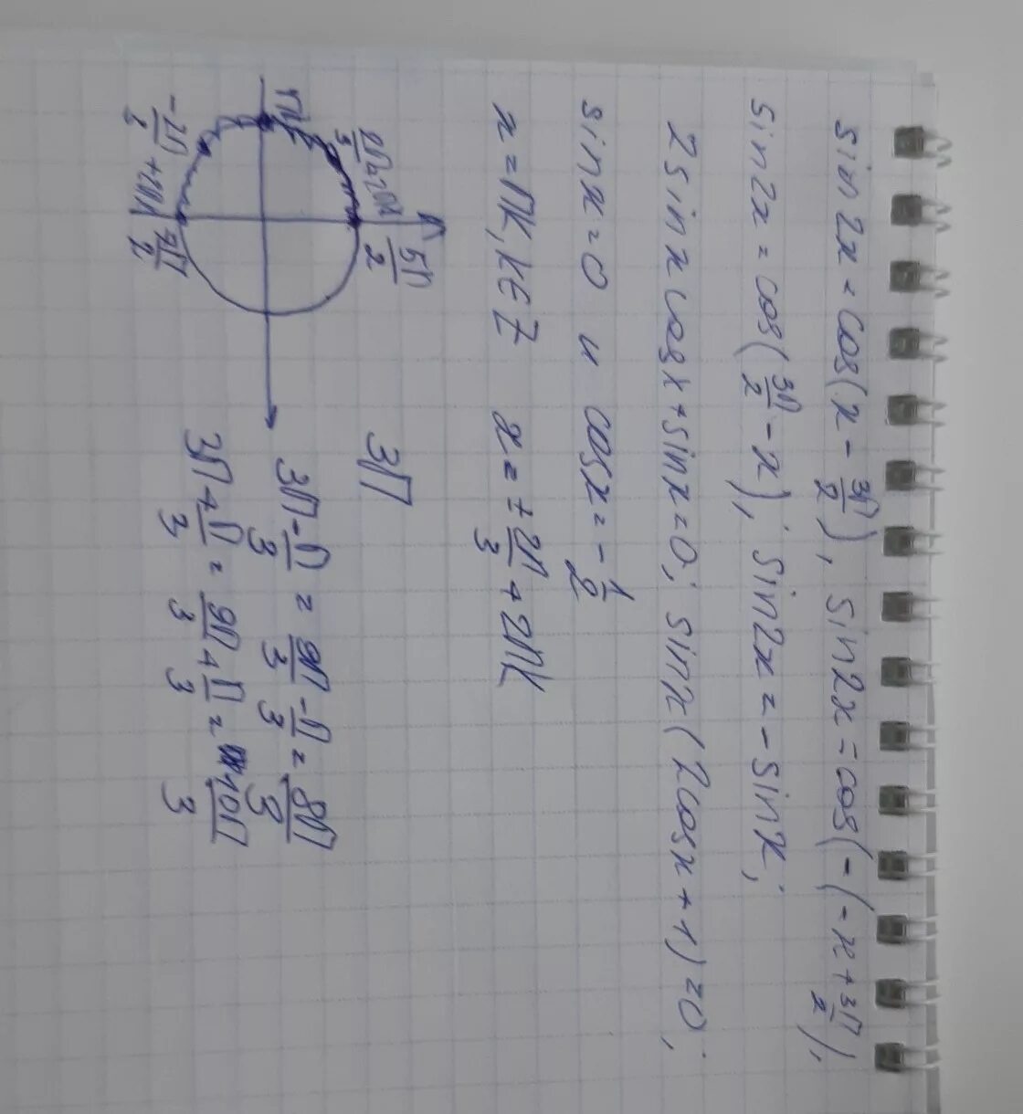 Cosx+2cos 2x-п/3. Решите уравнение cos(3pi/2-2x)=корень из 3. Sin п 2 2x корень 3 cosx 1. 2sin 2 3п 2 x - x cos x.