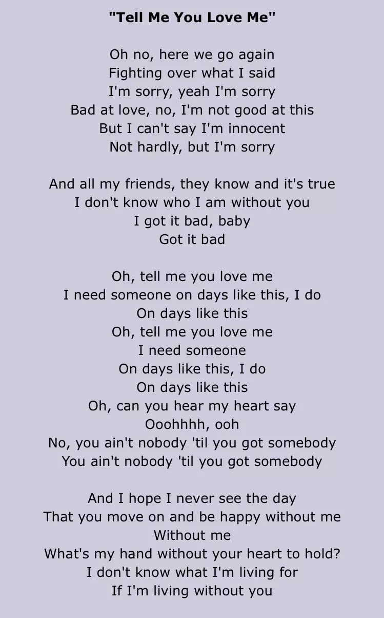 Песня told you i like you. Tell me текст. Tell me tell me слова. Слова песни tell me. I текст.