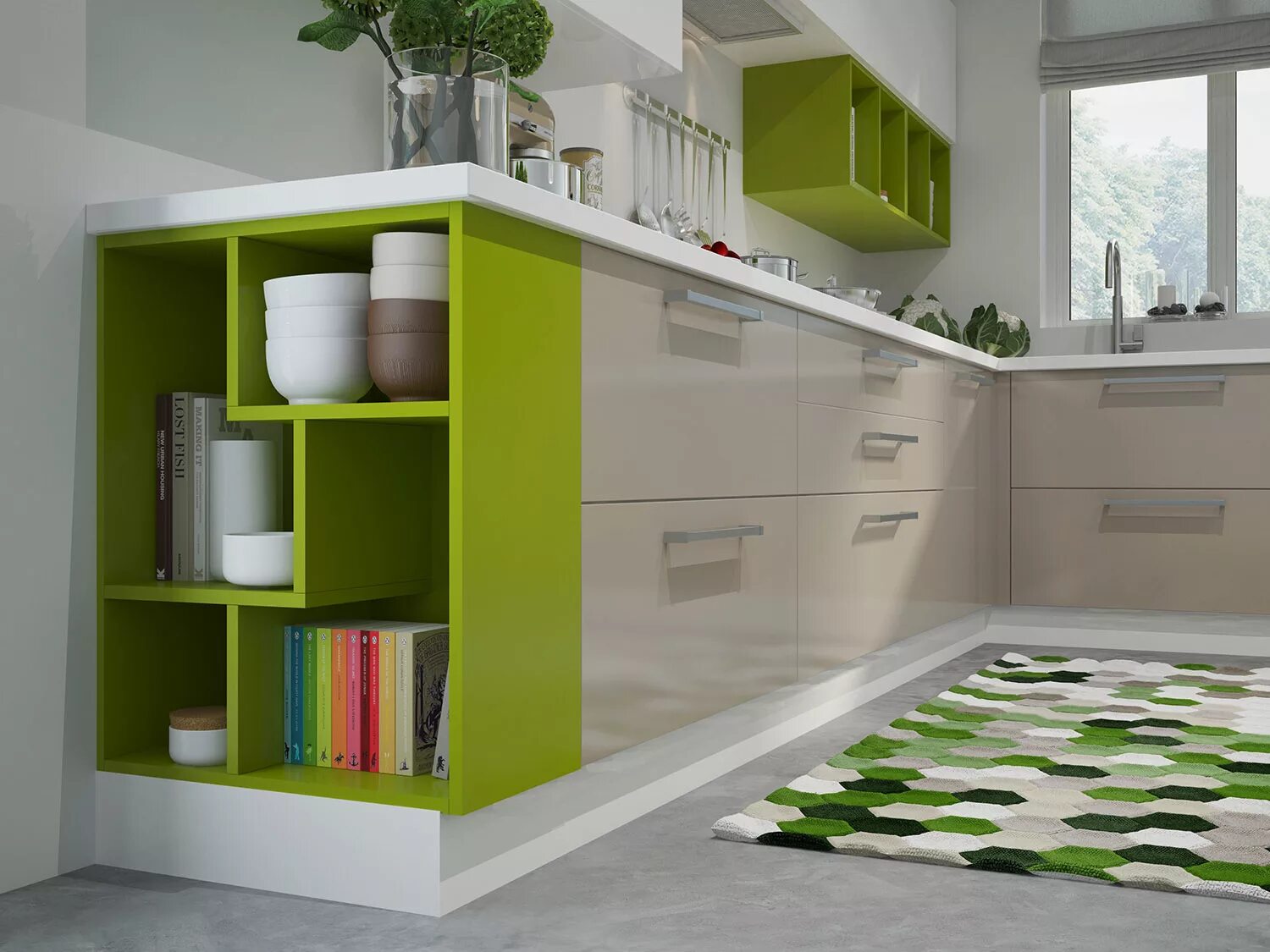 Маленькая функциональная кухня. Кухня тетрис. Угловой шкаф на кухню. Торец кухонного гарнитура. Кухня гладкие фасады с ручками.