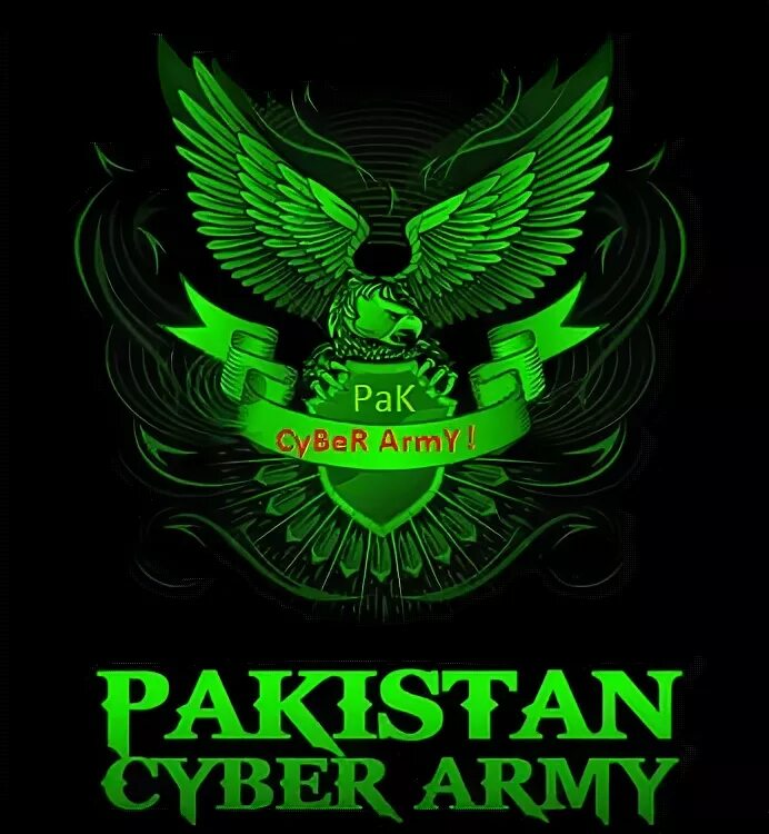 Cyber army. Pakistan army logo.