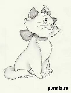 Нарисовать кота из мультика