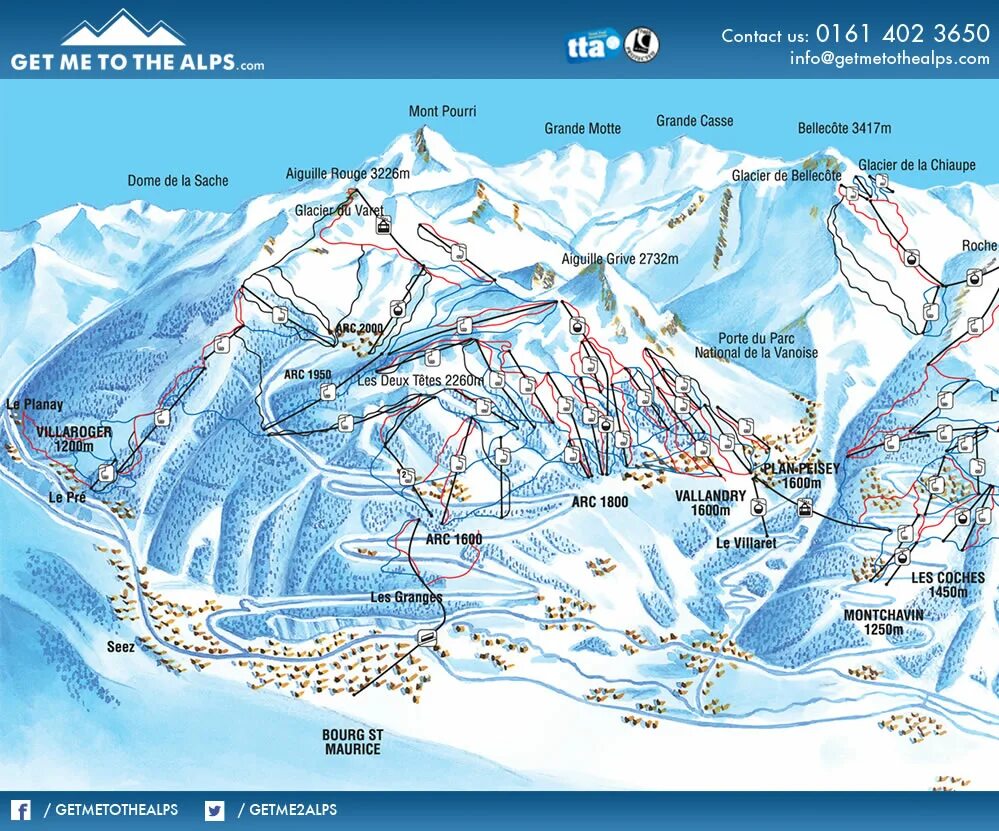Названия горнолыжных курортов. Лез-АРК-ла-Плань (les Arcs la Plagne), Франция. Парадиски горнолыжный курорт схема. Горнолыжные курорты Канады на карте. Les Arc горнолыжный курорт.