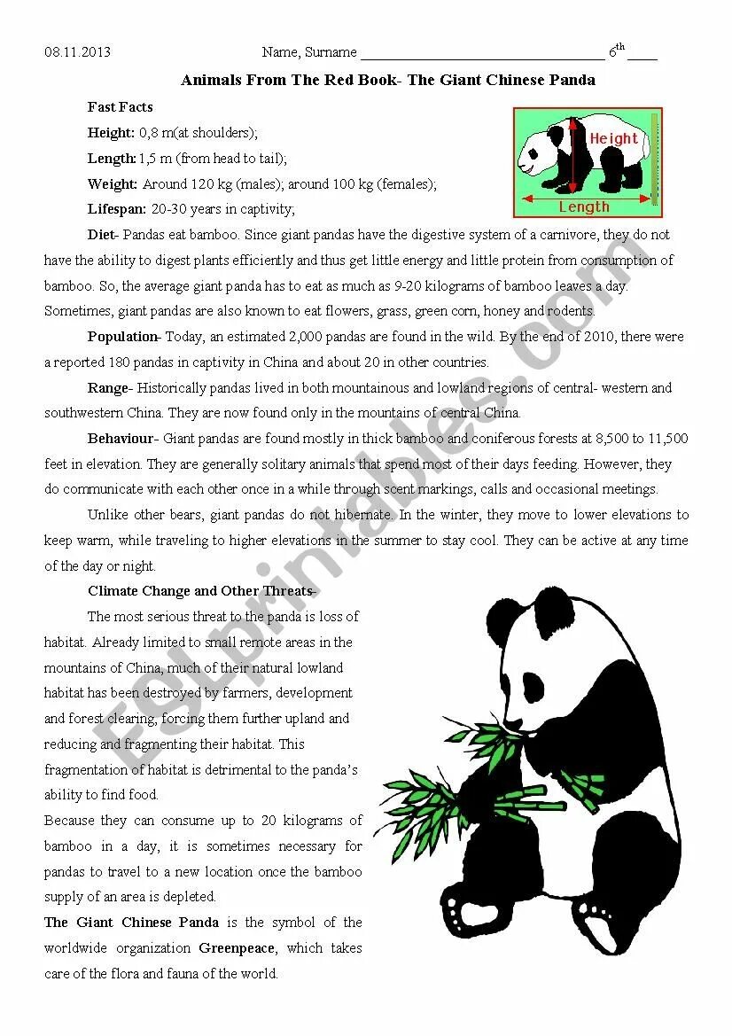 Text pand. Panda worksheet. panda текст на английском. panda can worksheet. the giant panda текст.