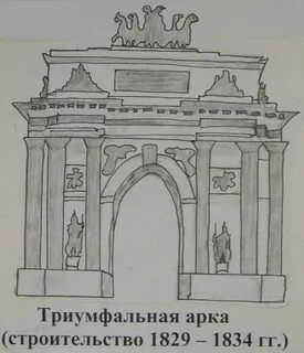 Арка курск рисунок