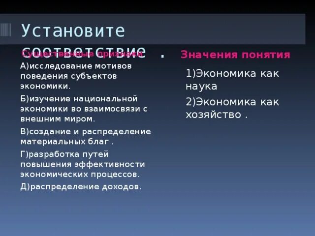 Понятия экономика в широком смысле. Признаки понятия экономическое благо. Признаки понятия экономика. Признаки понятия экономика как хозяйство. Значения понятия экономика.