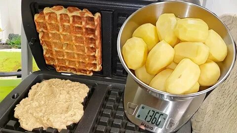 Вафли из пюре в вафельнице рецепт