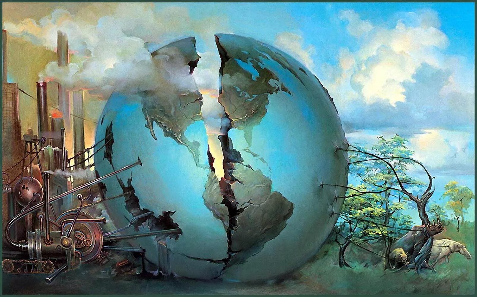 Глобальные проблемы экологического кризиса. Джон Питре картины экология. Сюрреализм картины. Фантастические картины. Фантастический сюрреализм.