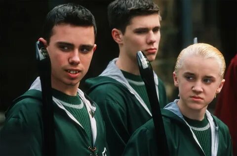 Tom Felton, Scot Fearn, and Jamie Yeates in Harry Potter and the Chamber of...