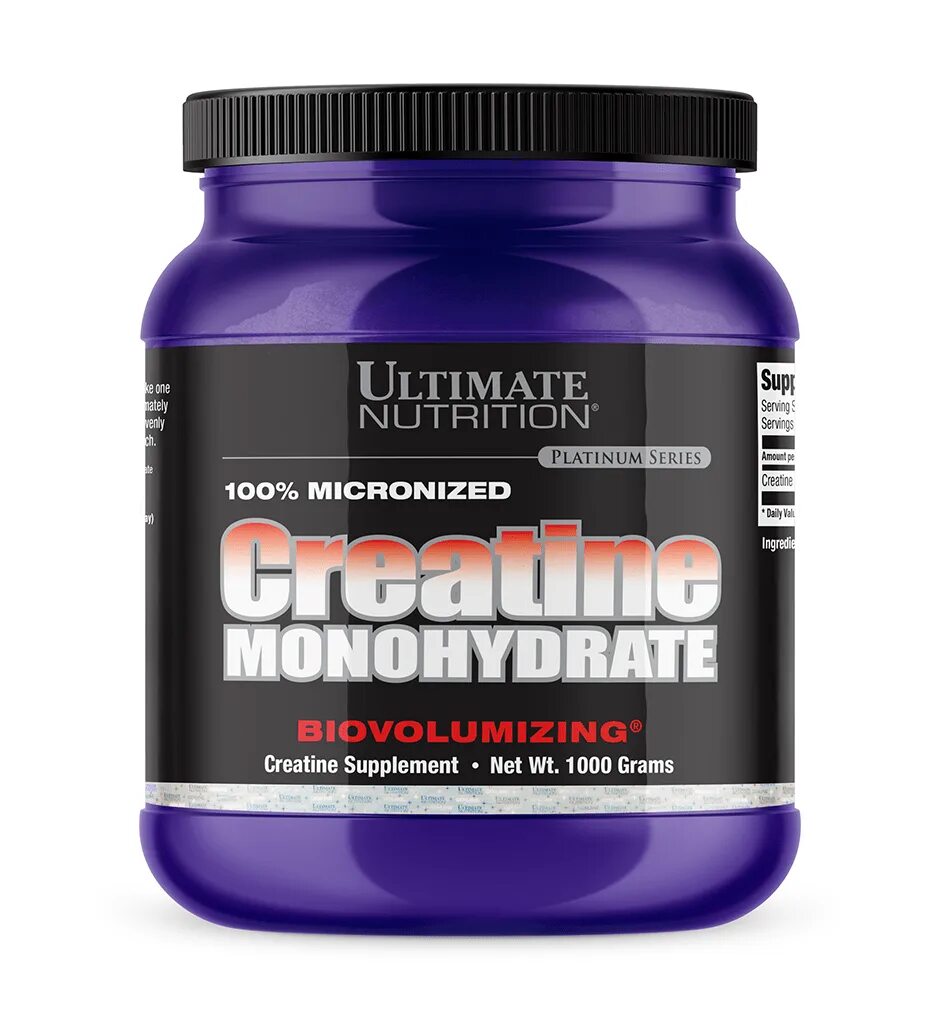 Ultimate Nutrition Creatine Monohydrate. Креатин моногидрат Ultimate Nutrition, 300 грамм. Micronized Creatine Monohydrate. 100 Creatine Monohydrate.