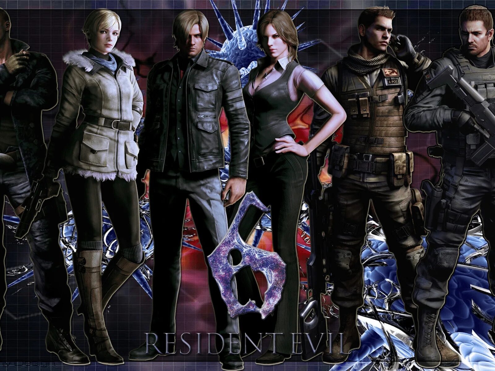 Evil net. Resident evil 6. resident evil 6 chu. resident evil 6 герои.