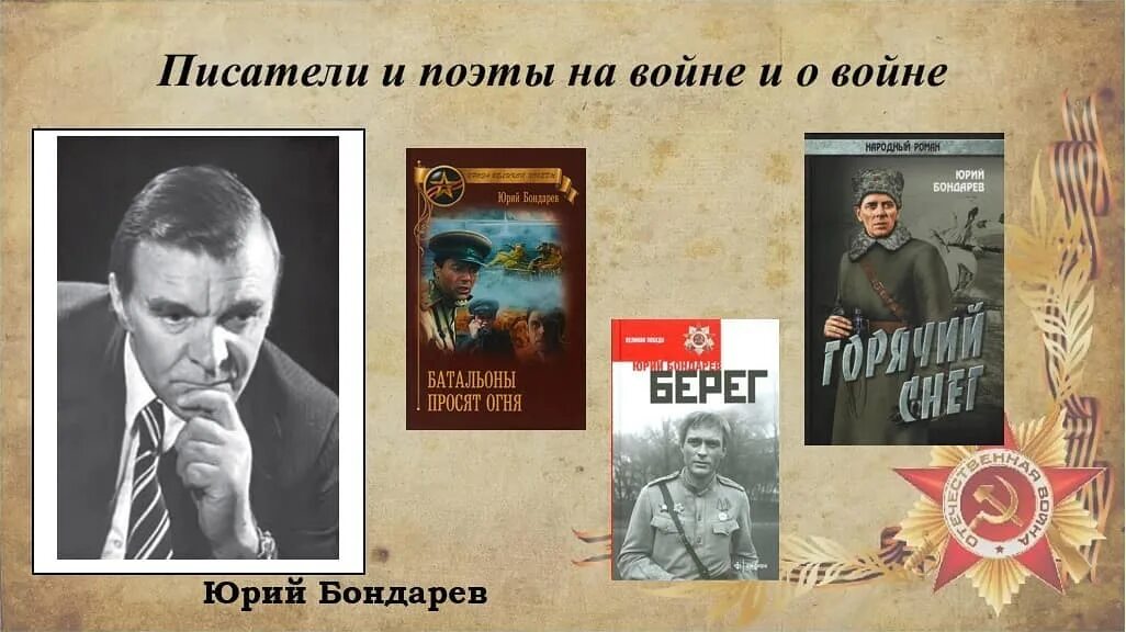 Бондарев писатель фронтовик. Ю. В. Бондарев портрет.