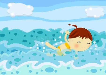 We usually go swimming summer