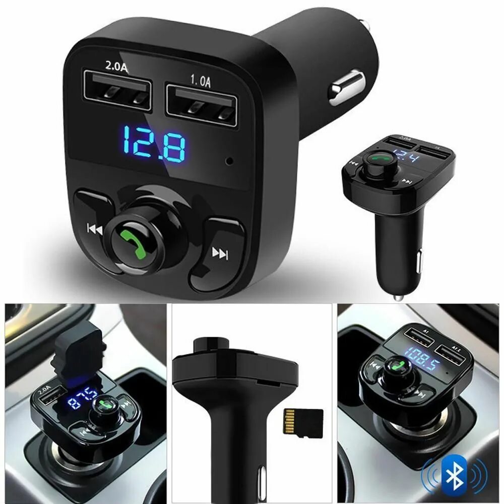 Лучший трансмиттер с bluetooth. Fm модулятор bt-x8. fm модулятор x8. fm трансмиттер x8. fm модулятор проводной.
