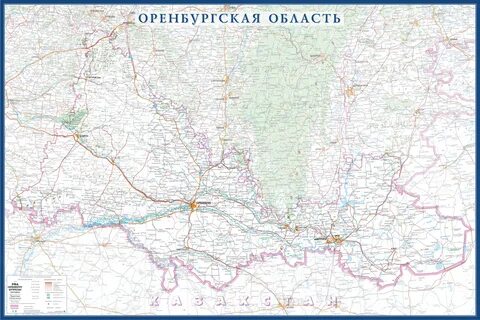 Карта оренбургской курганской и тюменской областей