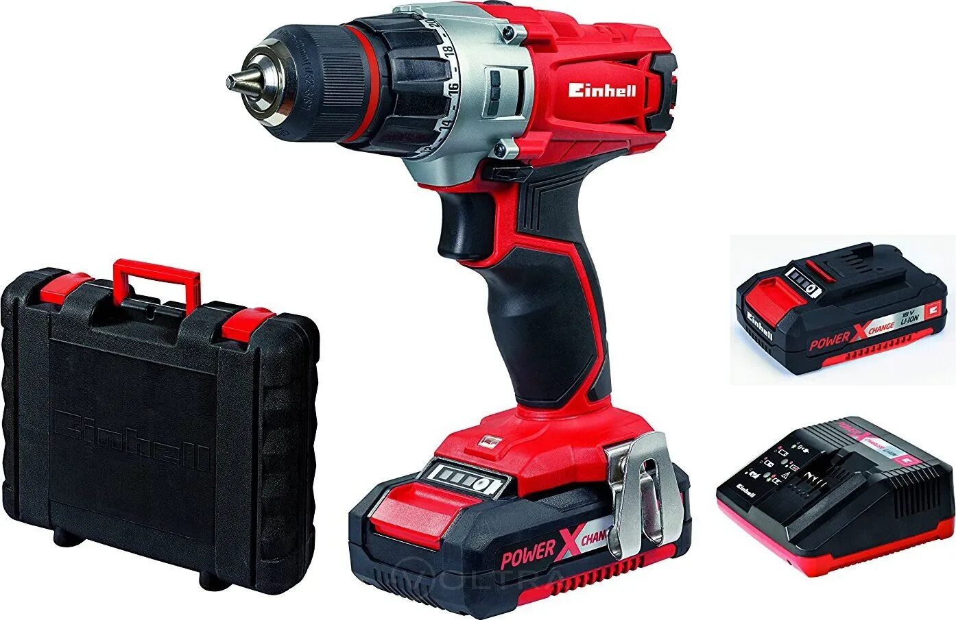 Шуруповерт аккумуляторный horder. Шуруповерт einhell 18v. einhell te-cd 18/2 li kit. аккумулятор einhell 18v. einhell tc-cd 18-2 li 2акк.x1,3ah (4513820).