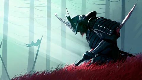 Samurai Warrior Fantasy Art 4K #2624 Fantasy Samurai, Fantasy Art Warrior, ...