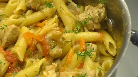Макароны с мясом в казане