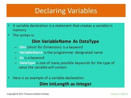 Must declare the scalar variable