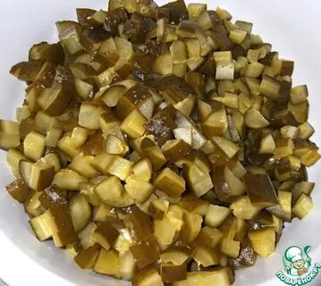 Тесто из соленых огурцов