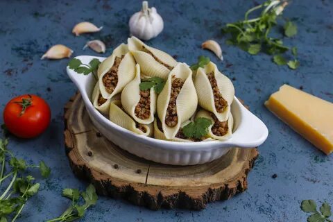 Ракушки с начинкой