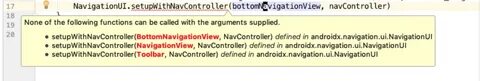 androidx - Why Android Studio shows setupWithNavController not exists? - Stack O