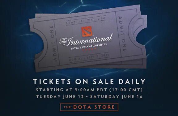 Tickets sale. Билеты на турнир по доте. Билет на the International 2013. Приглашение на Интернешнл. International дота билет\.