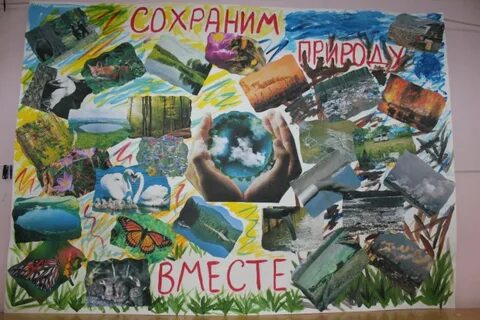 Стенгазета посвященная теме человек и природа