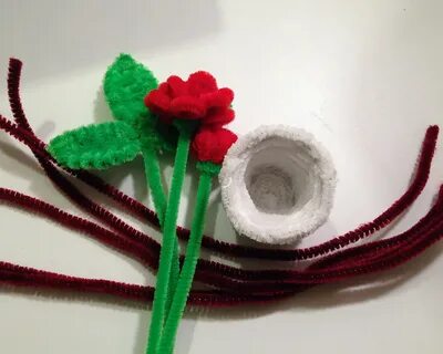 Розы из синельной проволоки