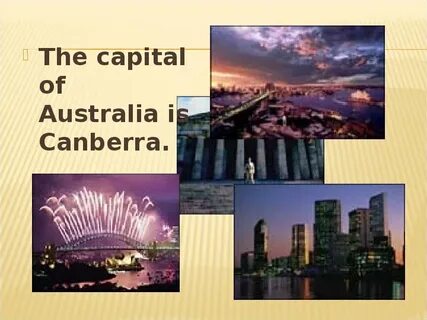 The capital of australia is