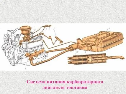 Приборы системы питания карбюраторного двигателя