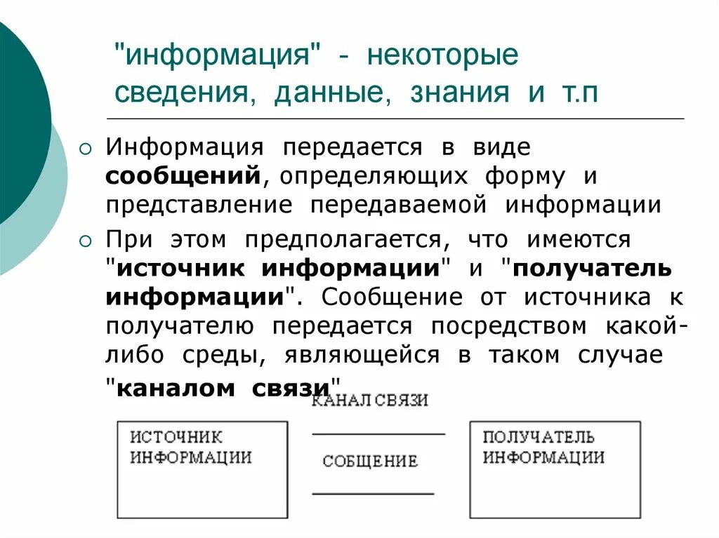 Информации данные 7 класс