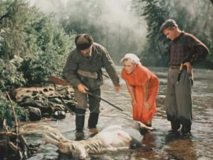 Русское видео приключения. Случай в тайге (1953.