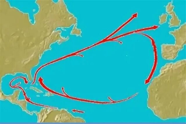 Прочитайте текст 2 гольфстрима. Течение Гольфстрим Бермудский треугольник. Течения Бермудского треугольника. Морские течения Бермудского треугольника. Течения в районе Бермудского треугольника.