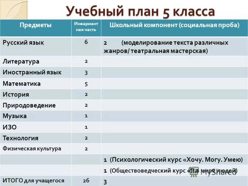 Новые предметы в школе 5 класс. Новые предметы в школе 5 класс