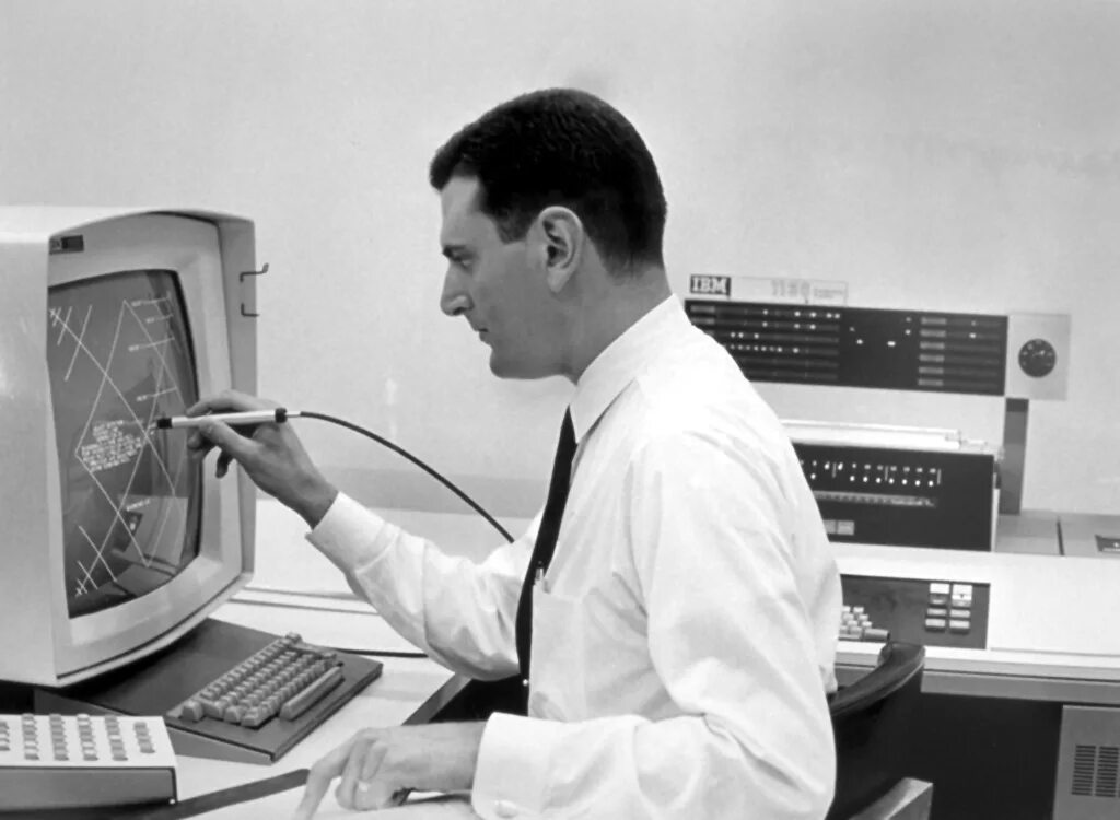 IBM 2250. Монитор для компьютеров - IBM 2250. Первый монитор для компьютеров - IBM 2250. Терминал IBM 2250.