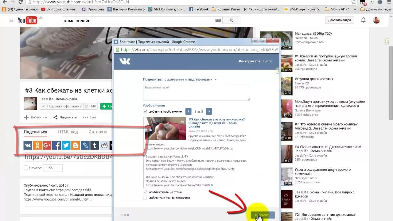 Ссылка ютуба в вк. Поделиться ссылкой. Как сделать репост в ютубе. Как сделать репост в ВК. Поделиться контактом.