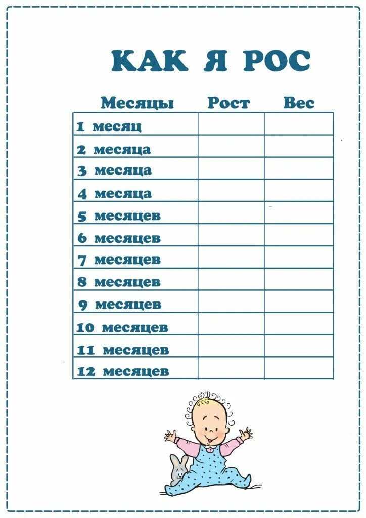 Я расту в россии. Рост вес таблица для детей для заполнения. Рост для детского альбома.