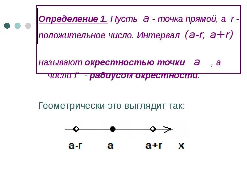 Окрестность цифра 2. Понятие окрестности точки. Окрестность точки на числовой прямой. Что такое окрестность точки радиус окрестности. Окрестность точки на прямой.