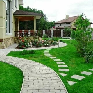 Дизайн дорожек на участке