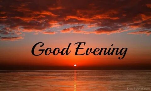 On friday evening i